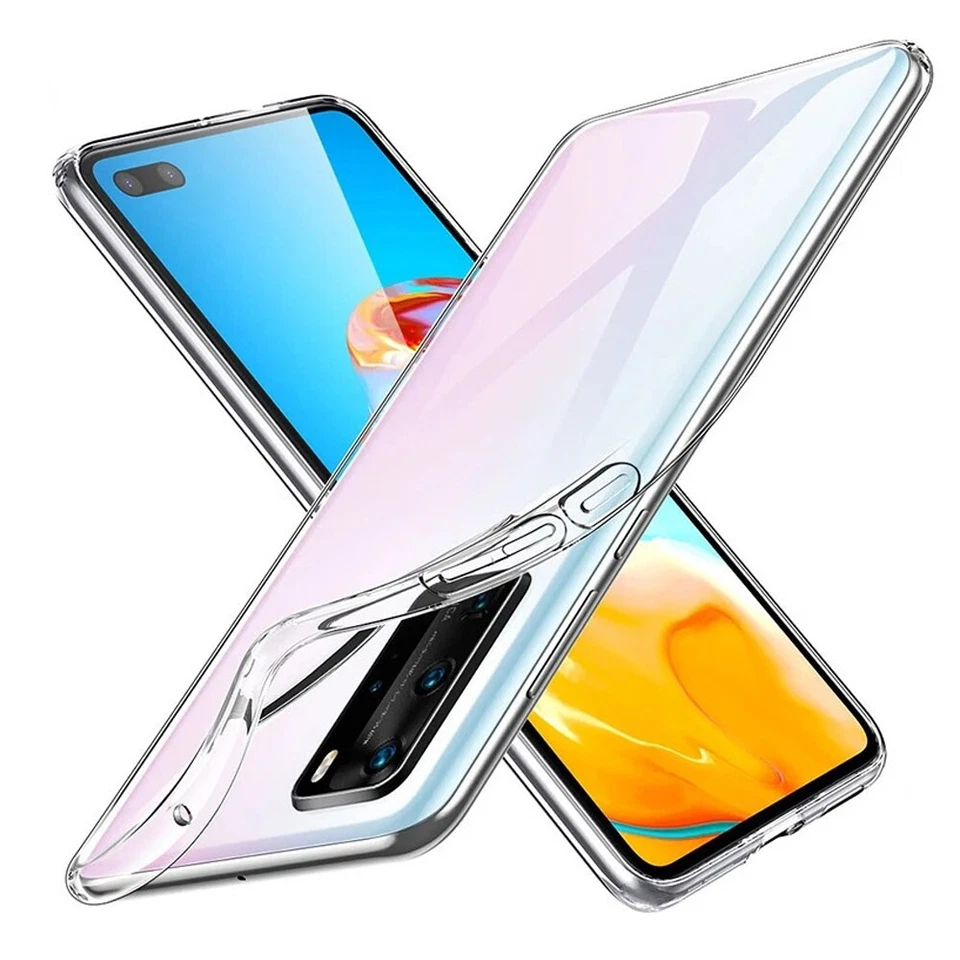 Funda Para Huawei P20 P30 P40 Lite Pro Carcasa Transparente Silicona Flexible - Imagen 4 de 4