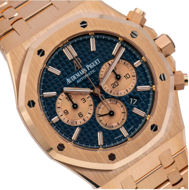 Audemars Piguet Royal Oak Chronograph 41mm Rose Gold Black Dial - 26331OR - Image 2 of 4