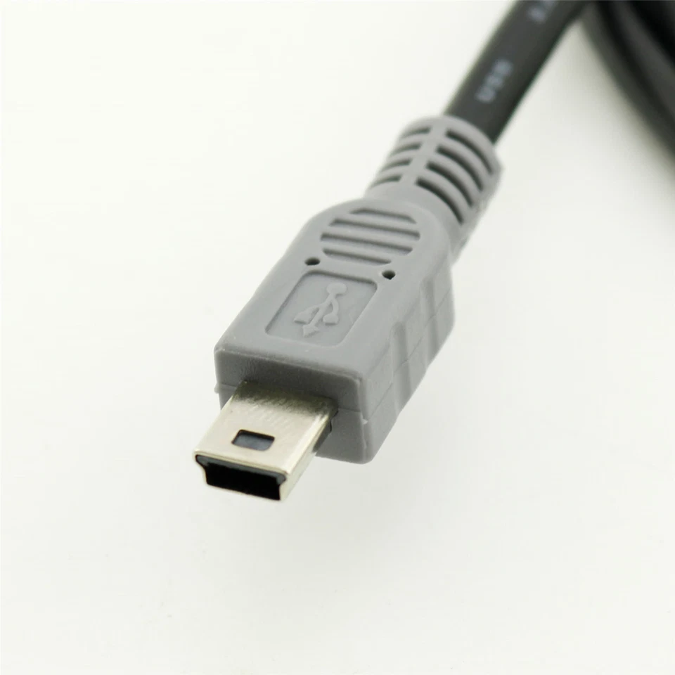 Mini 5 Pin B Male To Micro USB 5 Pin Male Converter OTG Adapter Data Cable 3ft - Image 3 of 4