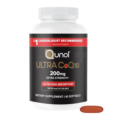 CoQ10 200mg Softgels, Ultra CoQ10 - Ultra High Absorption Coenzyme Q10 Supplemen