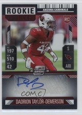 2024 Panini Contenders Optic Rookie Ticket Dadrion Taylor-Demerson #188 Auto pe8