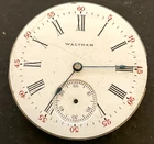 Antique 1905 Waltham Seaside 1890 Pocket Watch Movement Good Balance 6s 15j USA