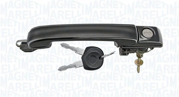 Poignée extérieure de porte Magneti Marelli 350105025100 pour Golf 3 et Vento Avant Noir