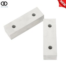 2Pcs Vise Jaws for 8" Mill Vise 8" 2.5" 2" Soft Jaws Aluminum Machinable