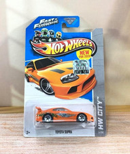 Hot Wheels Factory Sealed 2013 Toyota Supra Fast & Furious HW City 5/250 Orange