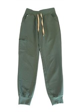 FIGS Zamora Joggers Scrub Bottoms Olive Green Womens Size XXS Petite