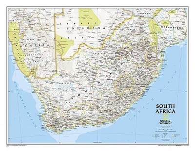 Nat Geo Maps South Africa Classic Map [Tubed] (Map) (US IMPORT)