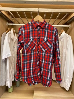 Ralph Lauren Denim & Supply rot kariertes Damenhemd Oberteil RL Utility klein kariert