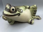 VINTAGE BRUSH MCCOY POTTERY RECLINING FROG PLANTER