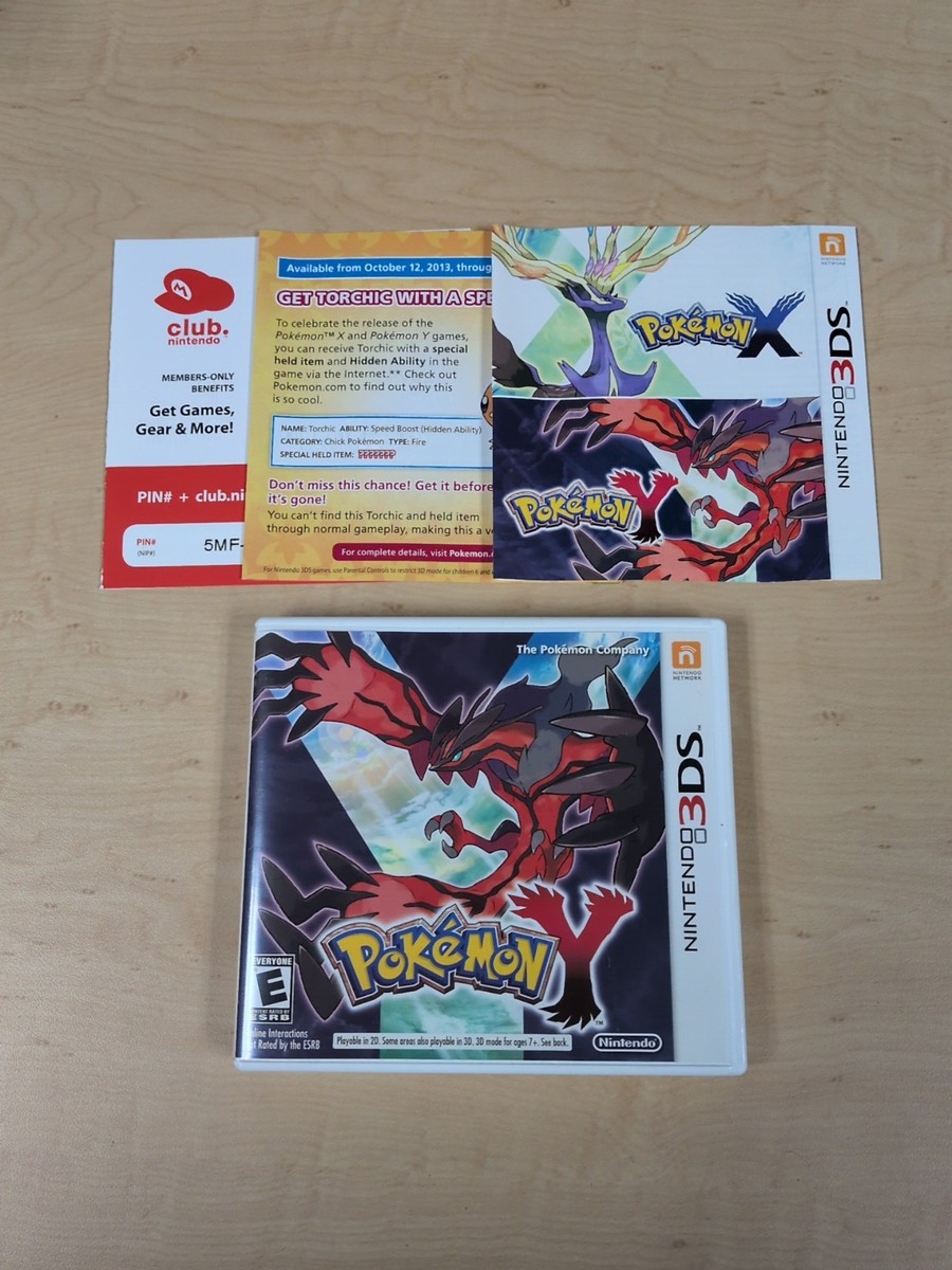 Pokemon Y (Nintendo 3DS, 2013) ARTWORK & CASE ONLY | eBay