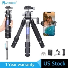 ARTCISE Carbon Fiber Tripod Mini Tripod Tabletop Tripod Camera Tripod W/Ballhea