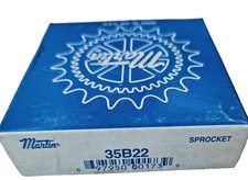 MARTIN SPROCKET GEAR INC 35B22 Finished Bore 22 Teeth, Steel Material