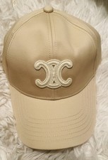 Celine Triomphe Baseball Denim Cap in Cotton
