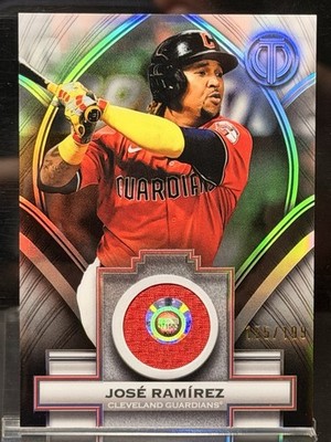 2026 Topps Tribute Jose Ramirez Stamp of Approval Relic /199 Game Used