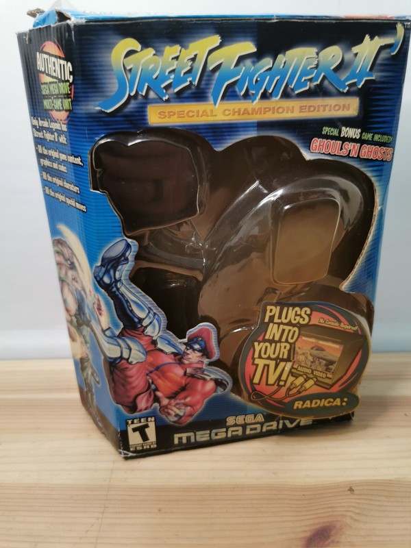 Radica Sega Mega Drive Mini Console Ghouls & Ghosts Street Fighter II Brand New
