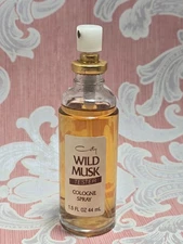 COTY WILD MUSK FOR WOMEN VINTAGE FORMULA 1.5 OZ 
