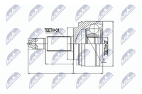 NTY Gelenksatz, Antriebswelle NPZ-RE-041