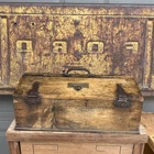 Vintage Stanley Works Wood Tool Box