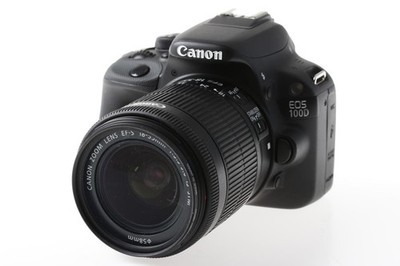 CANON EOS 100D mit EF-S 18-55mm IS STM - ohne Ladegerät - SNr: 023074001316