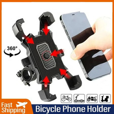 Motorcycle Phone Mount Auto Lock 100mph Military Anti Shake Bike Phone Holder,US