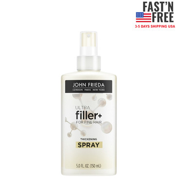John Frieda ULTRAfiller+ Thickening Spray for Fine Hair, Volumizing Spray, 5 oz