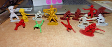Lot of 14 Vintage 1950's-60's Plastic Marx Fort Apache Cowboy  Indians