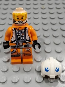 Rare Star Wars Lego Set (Build Your Own Adventure) Y-Wing Fighter And Pilot Only