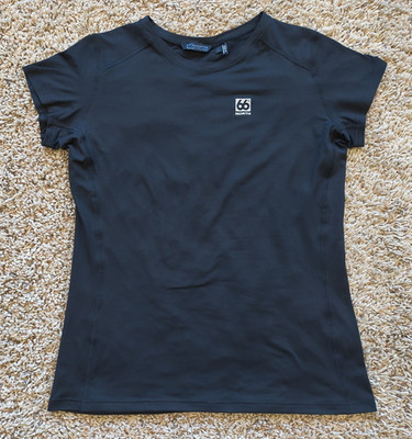 66 Degrees North Adalvik Trim Fit Base Layer T-Shirt Black Women's Size X-Large