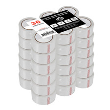 36 Rolls Shipping Packaging Box Packing Sealing Tape 2.7 mil 2" x 55 Yards/Roll
