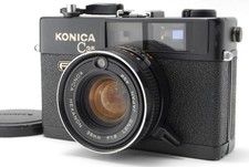 Read Exc 5 Konica C35 FD Black 35mm Rangefinder Film Camera 38mm f1.8 JAPAN