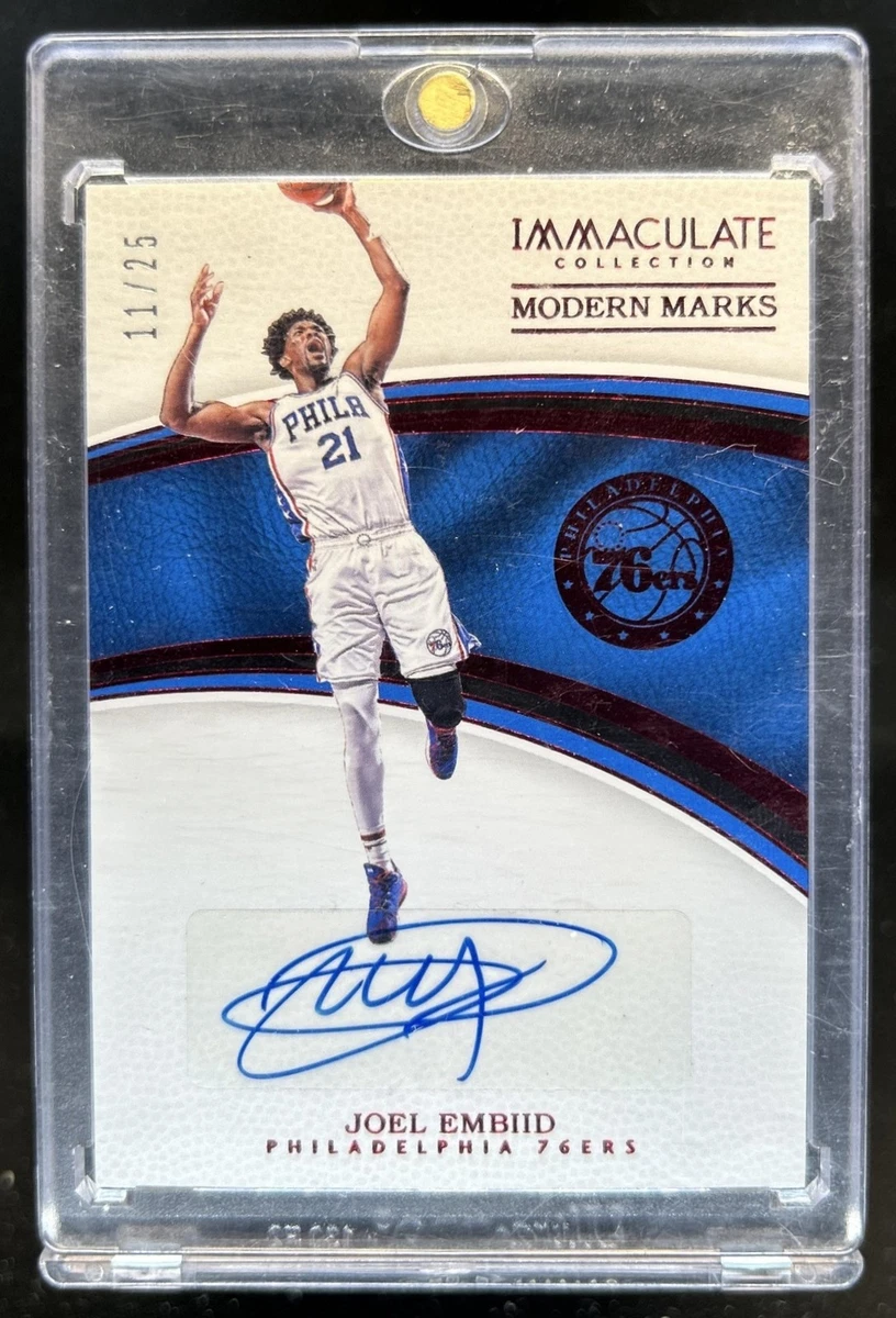 Joel Embiid Serial Numbered Basketball Sports Trading Card Singles