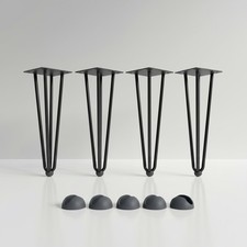 Hairpin Leg 4 Stück 30CM Schwarz Stützfuß Tischfuß Möbelfuß Tischkufen Möbelbein