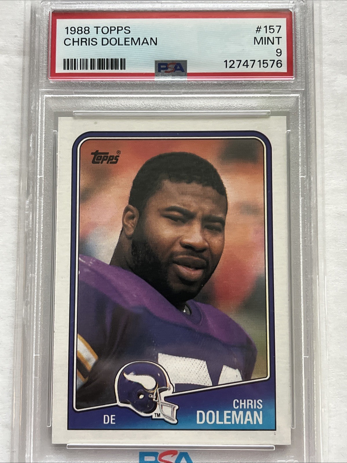 1988 Topps - Chris Doleman #157 (RC)