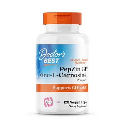 Worldwide 2 X Doctor's Best PepZin GI Zinc-L-Carnosine Complex -- 120 Veggie C