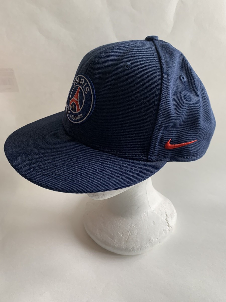 Nike PSG Paris Saint-Germain Snapback Blue Hat OSFM | eBay