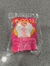 TY McDonalds Beanie Babies 1993/1999 Tag #12 Chip The Cat Free Shipping