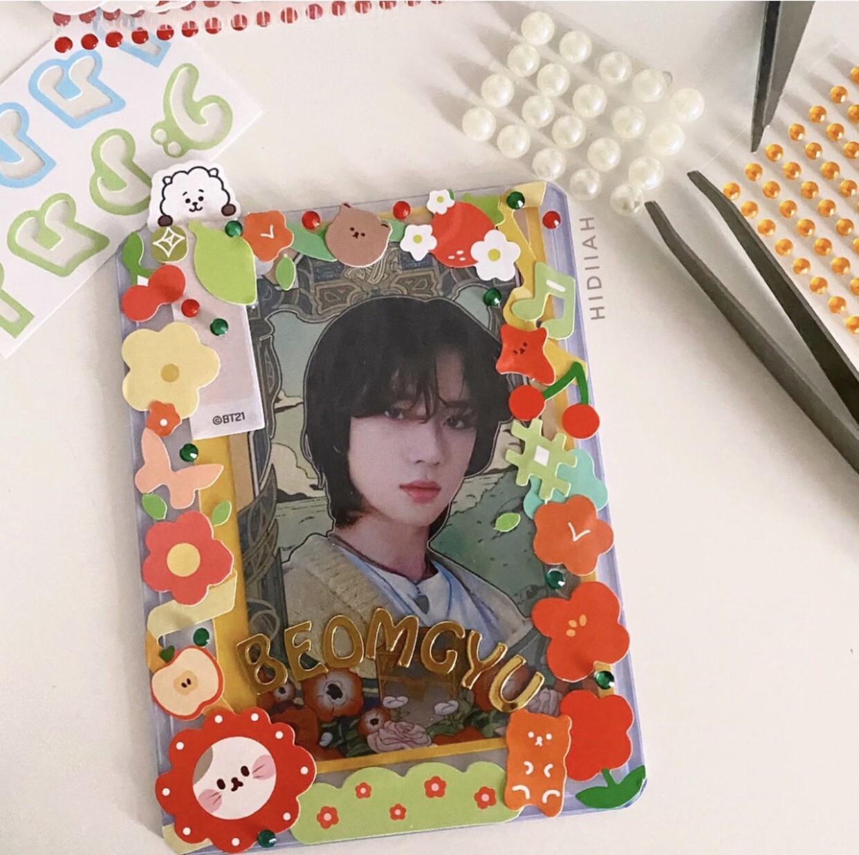 Decorated Toploaders Toploader Deco Kpop Photocards*read Description