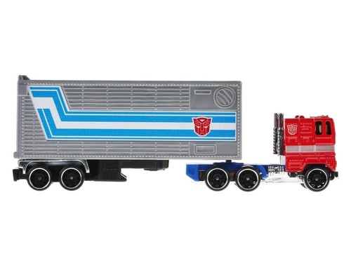 Hot Wheels Transformers 1:64 Track Fleet Optimus Prime Truck Sealed SHIPS TODAY - Picture 5 of 8