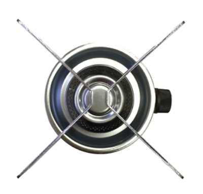 Accessoire Camping Randonnée Réchaud De Camping E190 Métal Avec Cartouches Gaz Perçables - Cuisinière Gaz 1 Feu Portable Pour Extérieur Et Pique-Nique