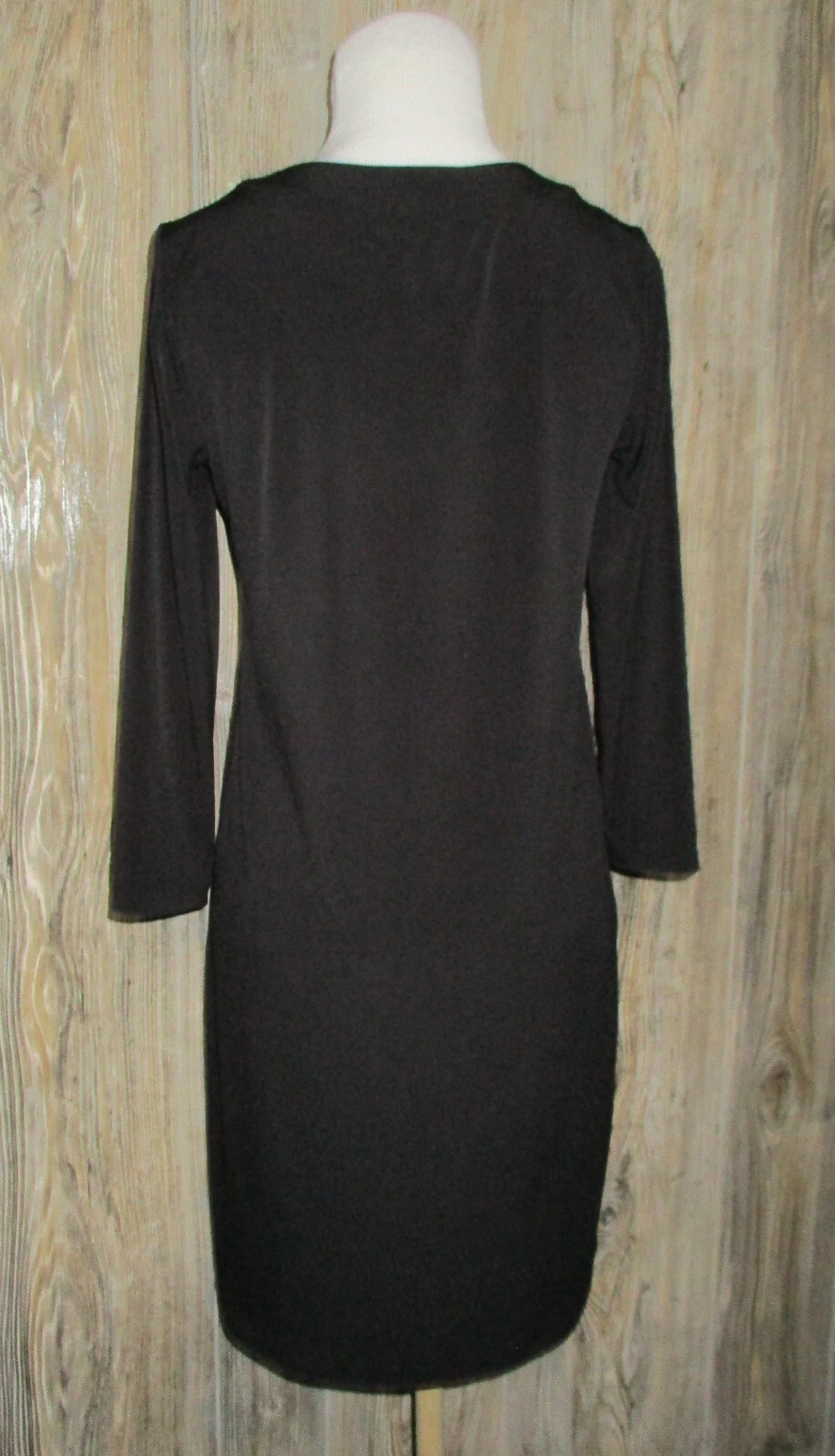 Abito tubino Michael Michael Kors nero accenti occhielli oro taglia XS capsula del tempo