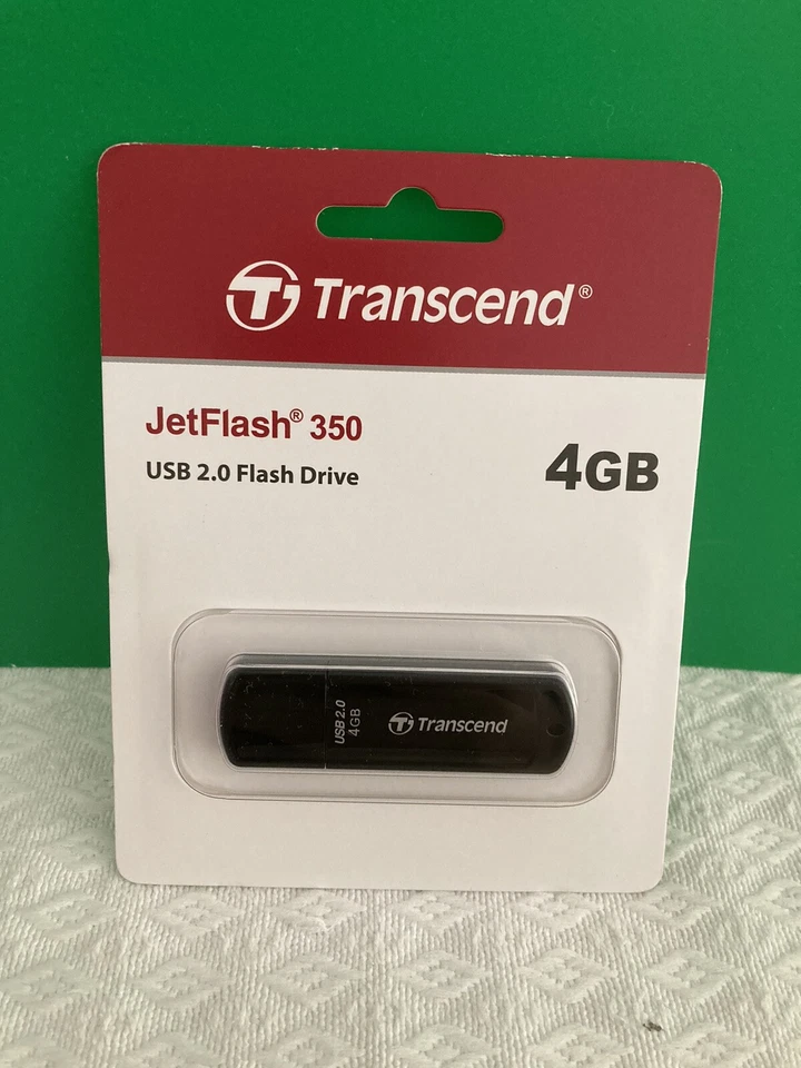 Transcend JetFlash 350 4 GB USB-Stick - Neuf Scelle - Photo 2/4