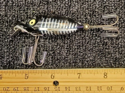 Leurre de pêche vintage Heddon River Runt Spook Sinker rivage