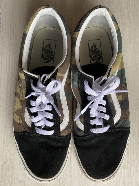 vans old skool woodland camo
