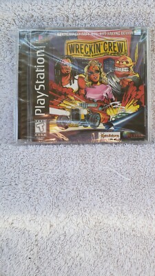 Wreckin' Crew (PlayStation 1, PS1, 1998) Brand New Sealed