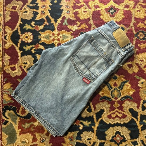 Vintage Y2K Nautica Jeans Carpenter Faded Denim Baggy Fit Jorts Size 34