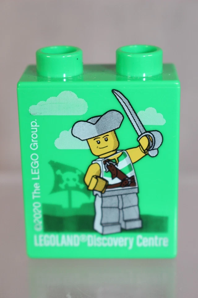 LEGO DUPLO Legoland Discovery Centre 2020 Green Pirate Specialty Block Brick - Bild 3 von 4