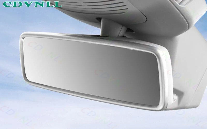 Marco de espejo retrovisor de consola media plateado mate apto para Benz Clase G 2019-2022 Foto 4 de 4