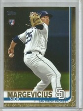 Nick Margevicius 2019 Topps Update Gold Rookie #1687/2019