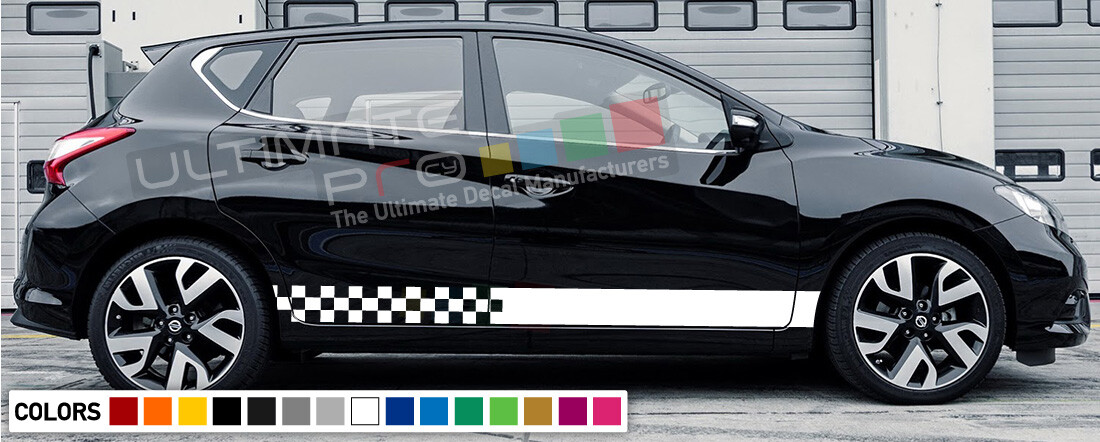 ウエア MARK&LONA - MARK&LONA  Pulsar Skirt  (OFF.WHITE) Sticker Decal stripe kit for Nissan Pulsar spoiler light