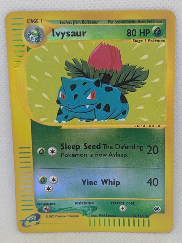 Ivysaur 082/165 Expedition Base Reverse Holo Rare Pokemon TCG Nintendo Bulbasaur